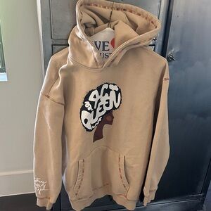Brain Dead Tan Graphic Hoodie
